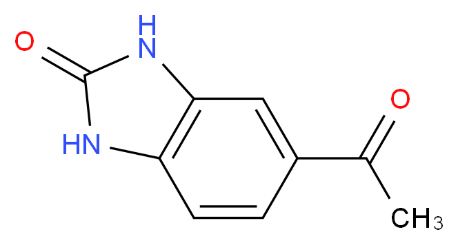 5-acetyl-1,3-dihydro-2H-benzimidazol-2-one_分子结构_CAS_39513-27-4)