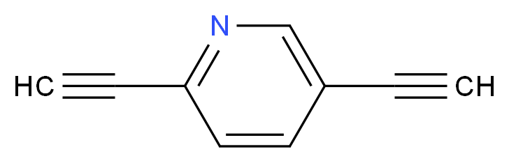 2,5-diethynylpyridine_分子结构_CAS_137000-75-0)