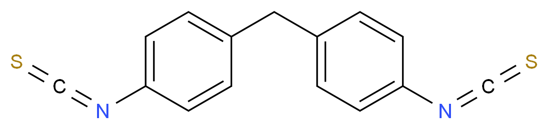 1-isothiocyanato-4-[(4-isothiocyanatophenyl)methyl]benzene_分子结构_CAS_2798-05-2