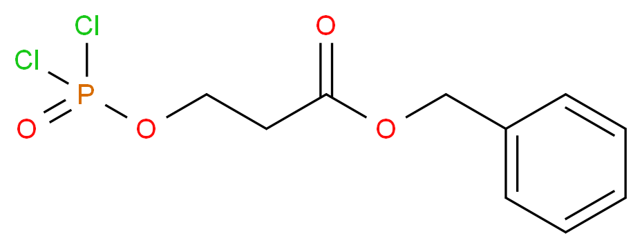 3-[(Dichlorophosphinyl)oxy]propanoic Acid Benzyl Ester_分子结构_CAS_84681-46-9)