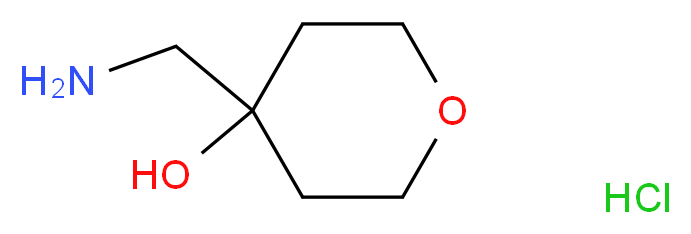 4-(aminomethyl)oxan-4-ol hydrochloride_分子结构_CAS_666261-01-4