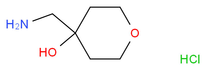 4-(Aminomethyl)tetrahydro-2H-pyran-4-ol hydrochloride_分子结构_CAS_666261-01-4)