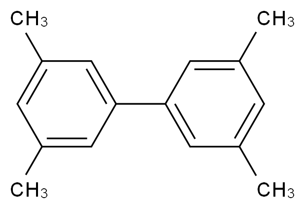 1-(3,5-dimethylphenyl)-3,5-dimethylbenzene_分子结构_CAS_25570-02-9