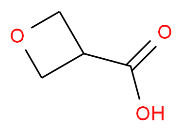 oxetane-3-carboxylic acid_分子结构_CAS_114012-41-8