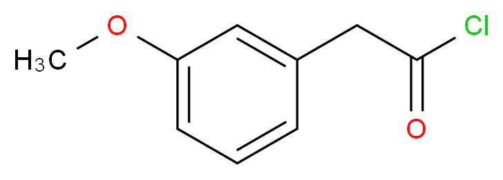 2-(3-methoxyphenyl)acetyl chloride_分子结构_CAS_6834-42-0