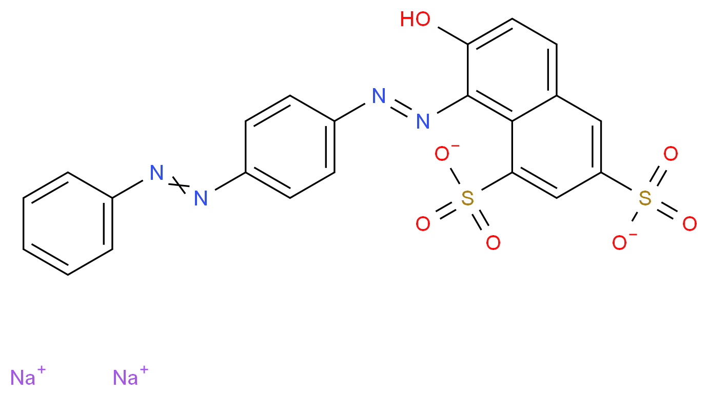 藏花猩红 MOO_分子结构_CAS_5413-75-2)