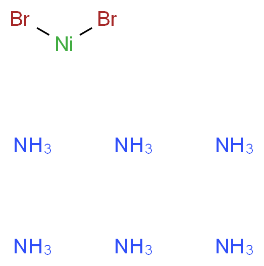 溴化镍六胺络合物_分子结构_CAS_13601-55-3)