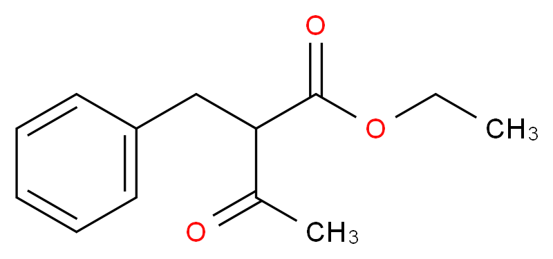 Ethyl 2-Benzylacetoacetate_分子结构_CAS_620-79-1)