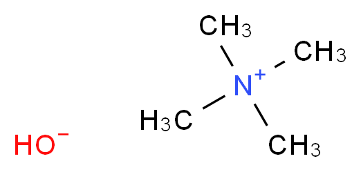 TETRAMETHYLAMMONIUM HYDROXIDE_分子结构_CAS_75-59-2)