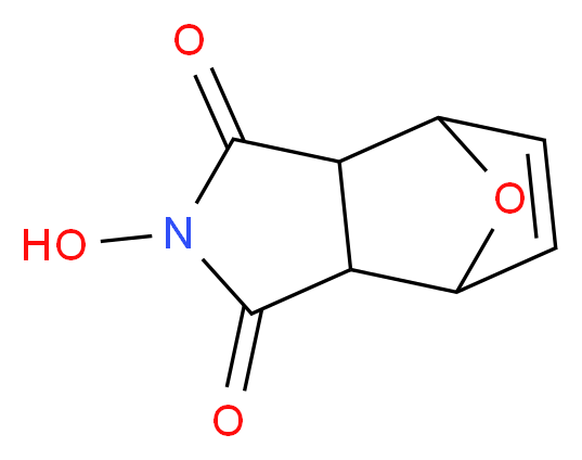 4-hydroxy-10-oxa-4-azatricyclo[5.2.1.0<sup>2</sup>,<sup>6</sup>]dec-8-ene-3,5-dione_分子结构_CAS_5596-17-8