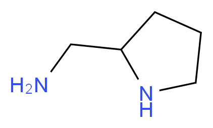 Pyrrolidin-2-ylmethanamine_分子结构_CAS_57734-57-3)