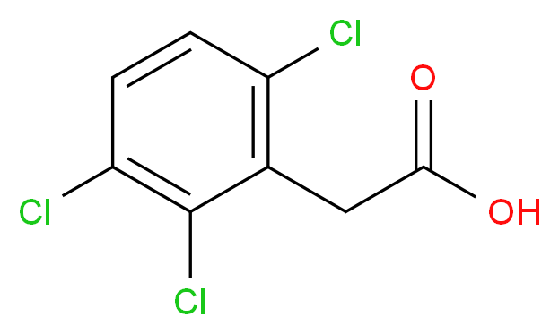 2-(2,3,6-trichlorophenyl)acetic acid_分子结构_CAS_85-34-7