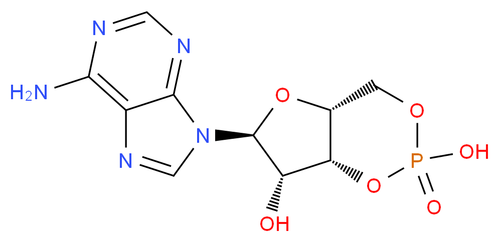 Cyclic Adenosine Monophosphate_分子结构_CAS_60-92-4)