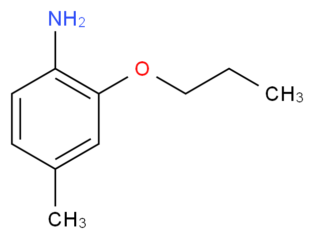 4-methyl-2-propoxyaniline_分子结构_CAS_640767-75-5)