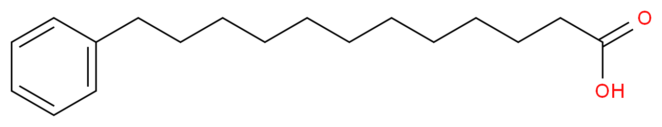 12-phenyldodecanoic acid_分子结构_CAS_14507-27-8