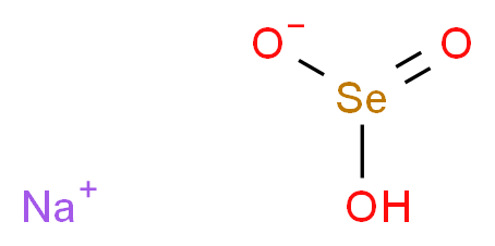 sodium hydrogen selenite_分子结构_CAS_7782-82-3