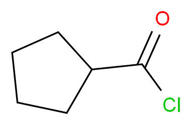 cyclopentanecarbonyl chloride_分子结构_CAS_4524-93-0