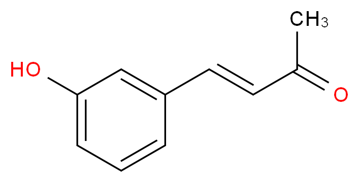 (3E)-4-(3-Hydroxyphenyl)-3-buten-2-one_分子结构_CAS_22214-29-5)