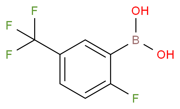 2-Fluoro-5-(trifluoromethyl)phenylboronic acid_分子结构_CAS_352535-96-7)