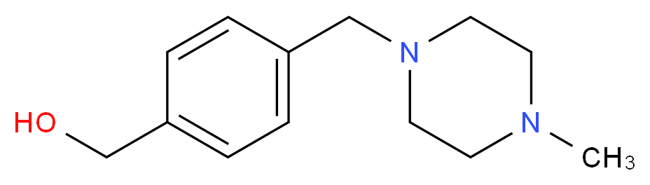 {4-[(4-methylpiperazin-1-yl)methyl]phenyl}methanol_分子结构_CAS_622381-65-1)
