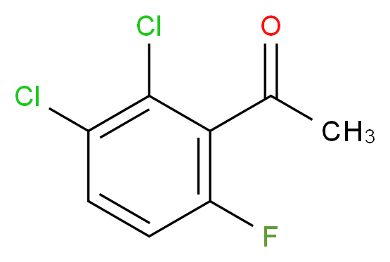 2',3'-Dichloro-6'-fluoroacetophenone_分子结构_CAS_870704-16-8)