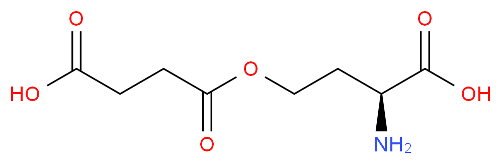 (2S)-2-amino-4-[(3-carboxypropanoyl)oxy]butanoic acid_分子结构_CAS_1492-23-5