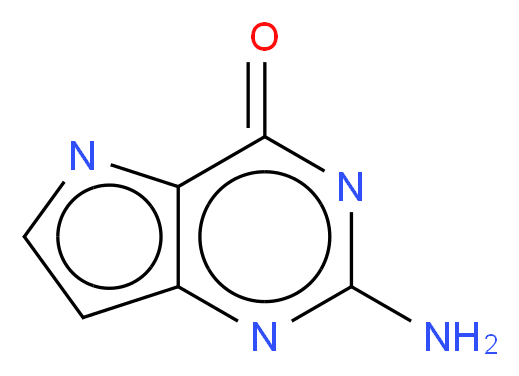 9-Deazaguanine_分子结构_CAS_65996-58-9)