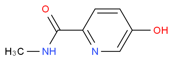 5-Hydroxy-N-methylpyridine-2-carboxamide_分子结构_CAS_859538-76-4)