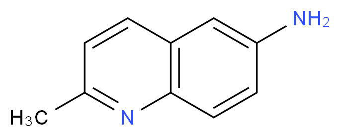 6-Amino-2-methylquinoline_分子结构_CAS_)