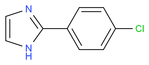 2-(4-CHLORO-PHENYL)-1H-IMIDAZOLE_分子结构_CAS_4205/5/4)