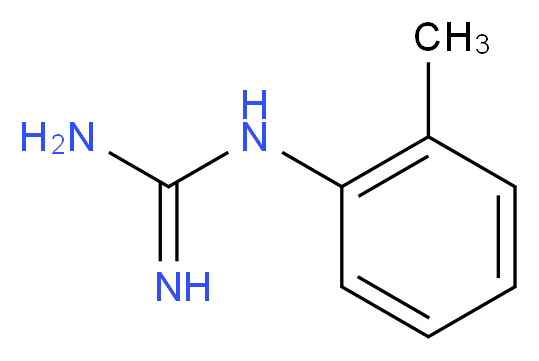 1-(2-methylphenyl)guanidine_分子结构_CAS_37557-40-7