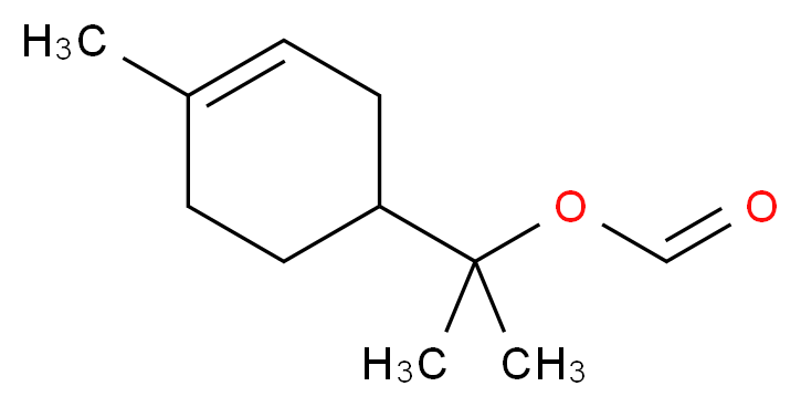 2-(4-methylcyclohex-3-en-1-yl)propan-2-yl formate_分子结构_CAS_2153-26-6