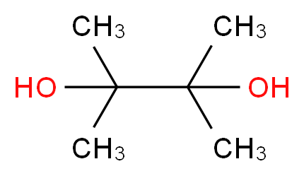 2,3-dimethylbutane-2,3-diol_分子结构_CAS_76-09-5