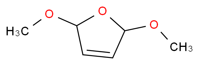 2,5-二氢-2,5-二甲氧基呋喃,顺式 + 反式_分子结构_CAS_332-77-4)