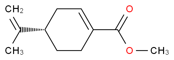 methyl (4S)-4-(prop-1-en-2-yl)cyclohex-1-ene-1-carboxylate_分子结构_CAS_26460-67-3