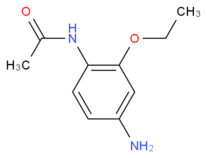 N-(4-amino-2-ethoxyphenyl)acetamide_分子结构_CAS_848655-78-7