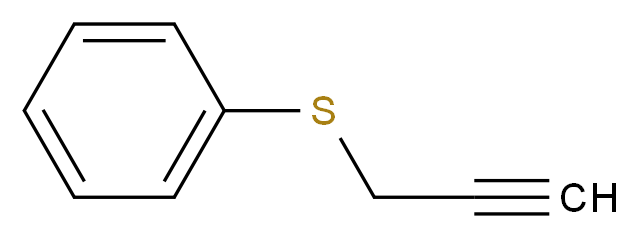 (prop-2-yn-1-ylsulfanyl)benzene_分子结构_CAS_5651-88-7