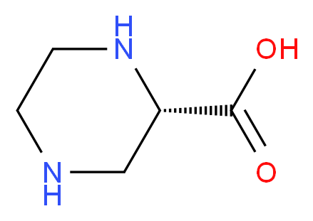 (2S)-piperazine-2-carboxylic acid_分子结构_CAS_147650-70-2