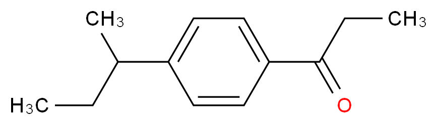 1-(4-sec-Butylphenyl)propan-1-one_分子结构_CAS_)