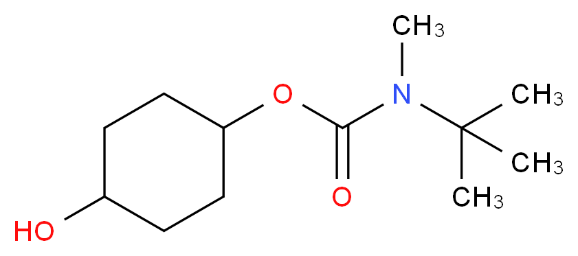 Tert-butyl (4-hydroxycyclohexyl) methylcarbamate_分子结构_CAS_1188475-96-8)