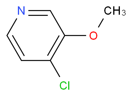 4-chloro-3-methoxypyridine_分子结构_CAS_96628-70-5