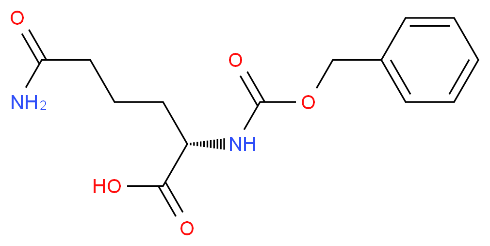 (2S)-2-{[(benzyloxy)carbonyl]amino}-5-carbamoylpentanoic acid_分子结构_CAS_83793-19-5