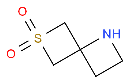 6,6-Dioxo-6-thia-1-azaspiro[3.3]heptane_分子结构_CAS_1272412-71-1)