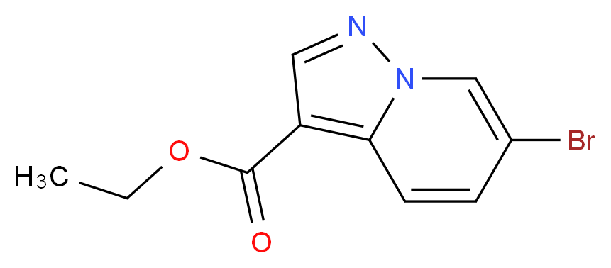 Ethyl 6-bromopyrazolo[1,5-a]pyridine-3-carboxylate_分子结构_CAS_55899-30-4)