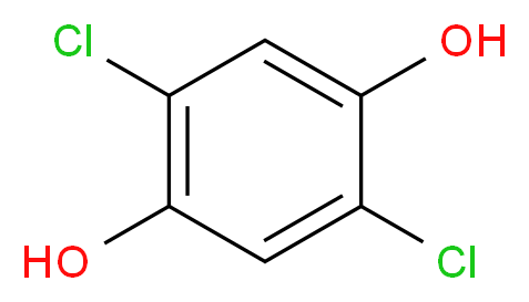 2,5-二氯对苯二酚_分子结构_CAS_824-69-1)