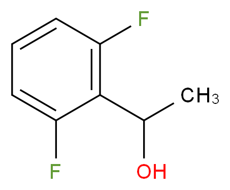 1-(2,6-difluorophenyl)ethan-1-ol_分子结构_CAS_87327-65-9