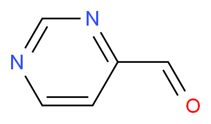 pyrimidine-4-carbaldehyde_分子结构_CAS_2435-50-9