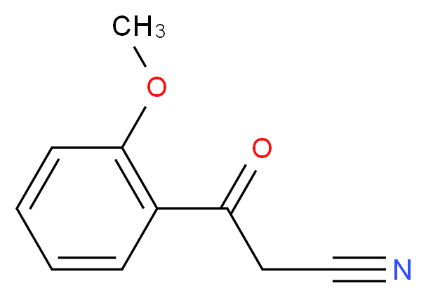 2-Methoxybenzoylacetonitrile_分子结构_CAS_35276-83-6)