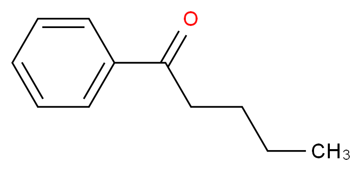 1-phenylpentan-1-one_分子结构_CAS_1009-14-9