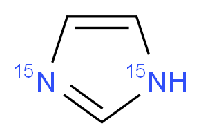 (1,3-<sup>1</sup><sup>5</sup>N<sub>2</sub>)-1H-imidazole_分子结构_CAS_74362-46-2